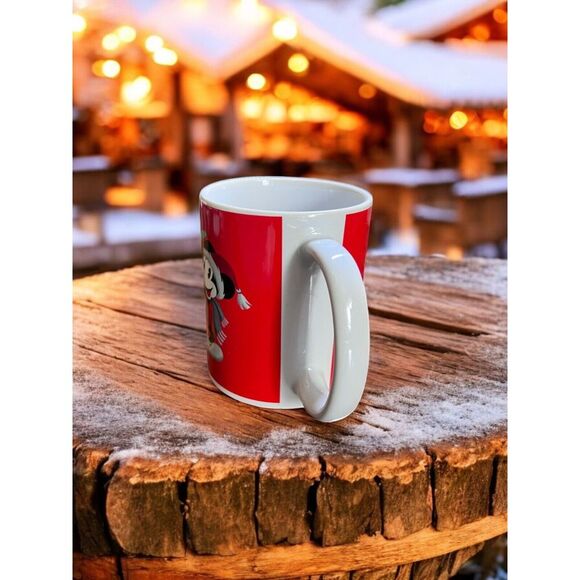 Disney Mickey Mouse Minnie Mouse Festive Cheer Christmas Coffee Tea Mug Holiday! - Picture 4 of 5